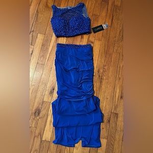 Royal Blue 2 piece formal wear